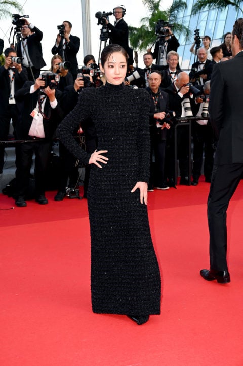 Roh Yoon-seo attends the 2023 Cannes Red Carpet